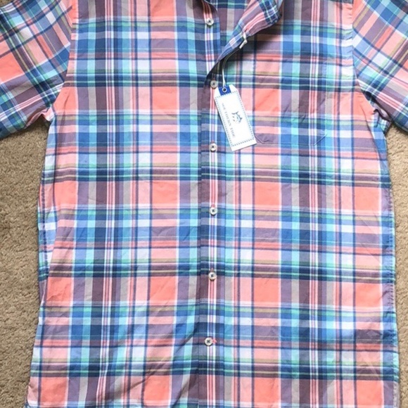 Southern tide plaid button up - Picture 2 of 5